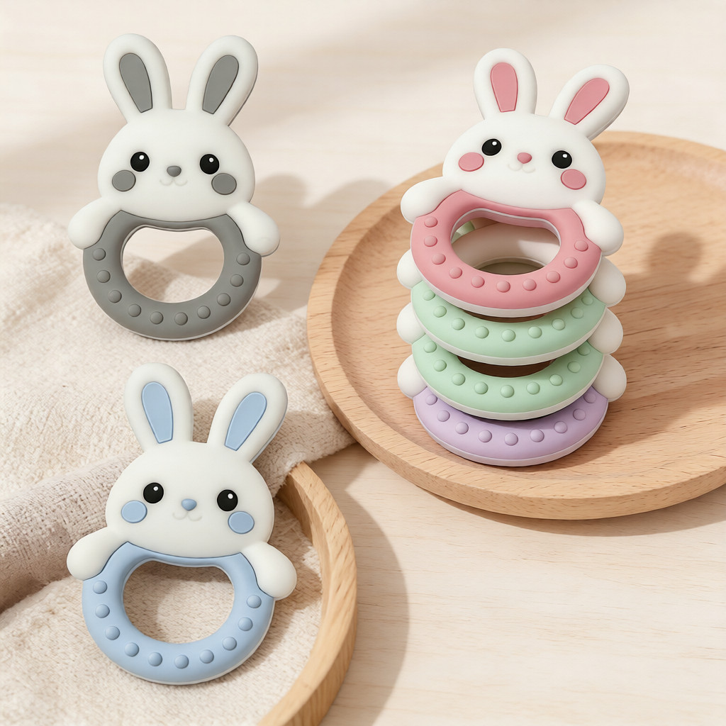 1Pcs Baby Teether Silicone Toy - огляд і ціна Baby Products Nipples