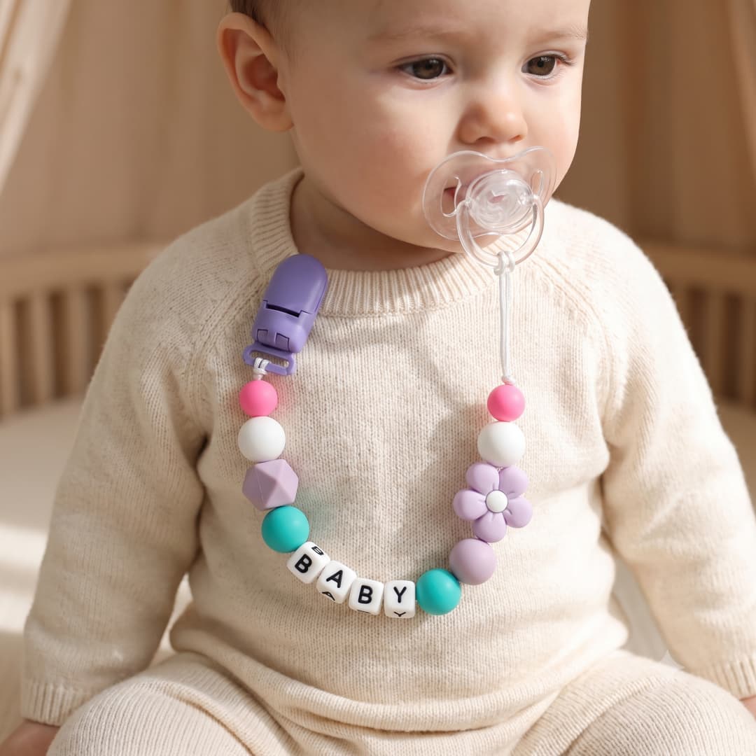 Personalized Pacifier Clip Cus - огляд і ціна Baby Teethers