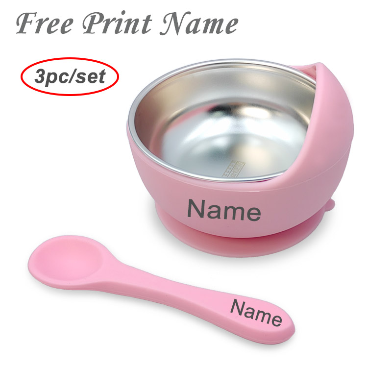3Pcs Set Baby Feeding Bowl Wit - огляд і ціна Baby Products Useful