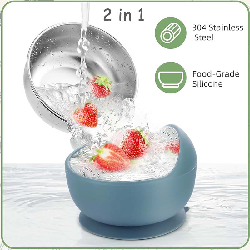 3Pcs Set Baby Feeding Bowl Wit - огляд і ціна Baby Products Useful