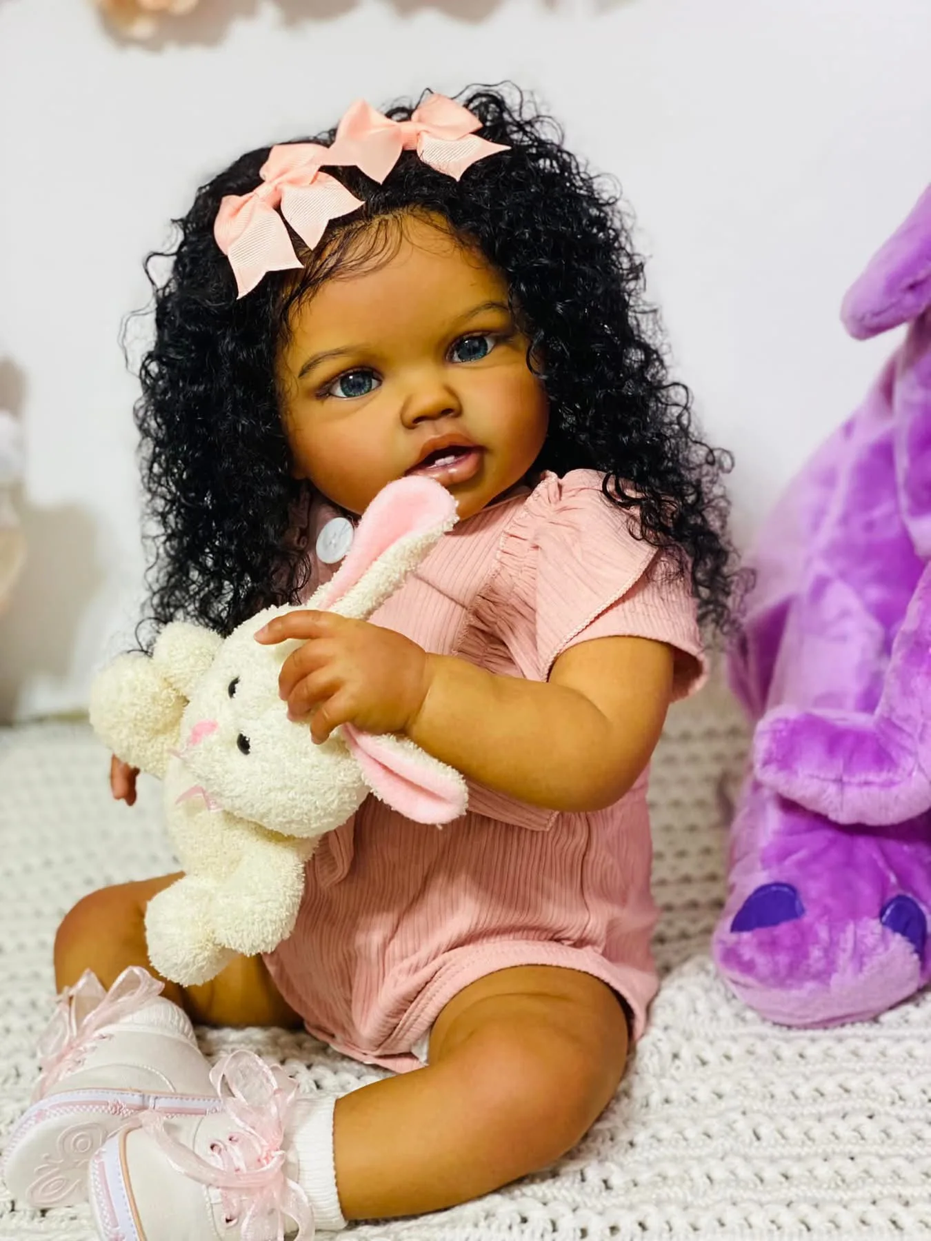 24Inch Reborn Baby Toddler Lot - огляд і ціна Baby Products For Curly Hair