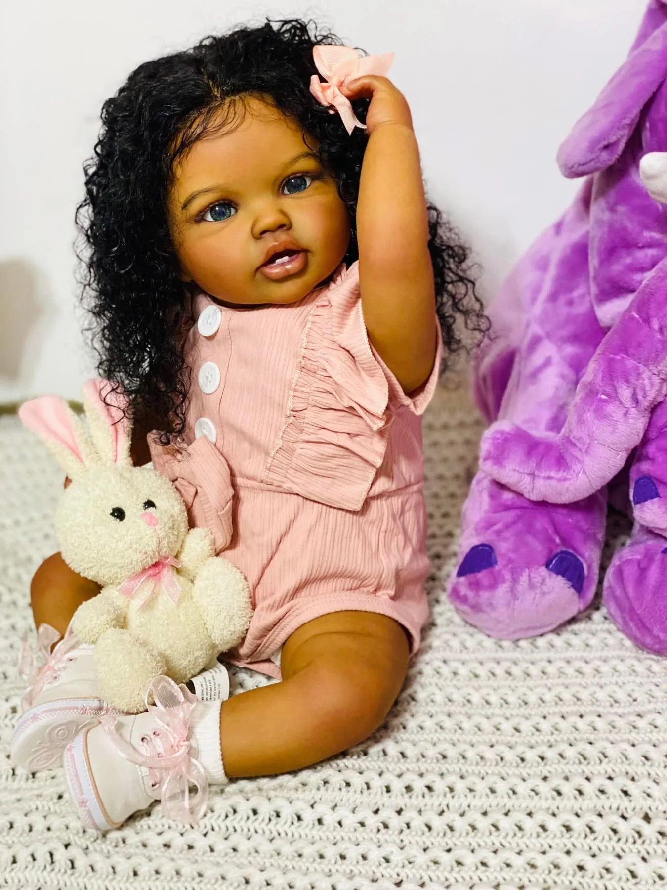 24Inch Reborn Baby Toddler Lot - огляд і ціна Baby Products For Curly Hair