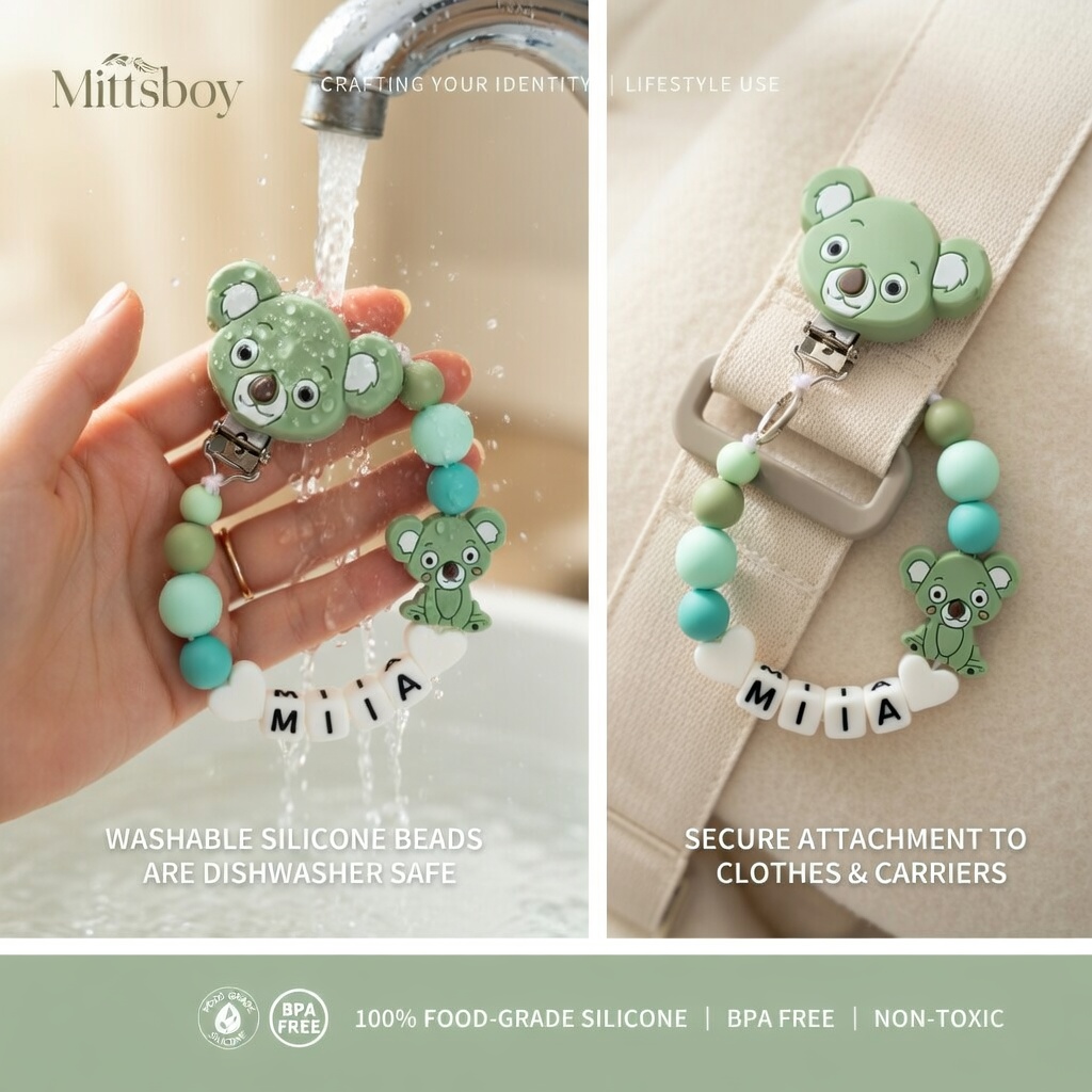 Silicone Baby Pacifier Clip Te - огляд і ціна Baby Products Nipples
