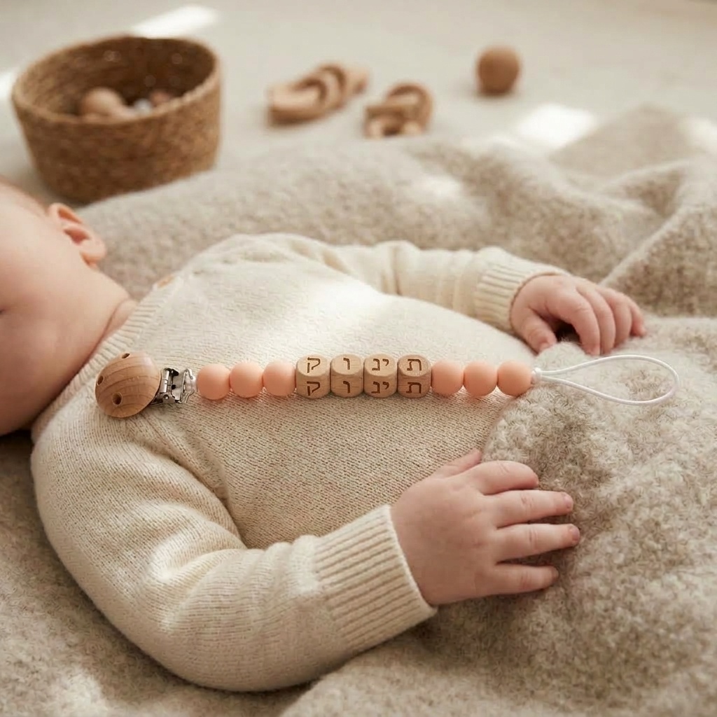 Newborn Silicone Hebrew Person - огляд і ціна Baby Teethers