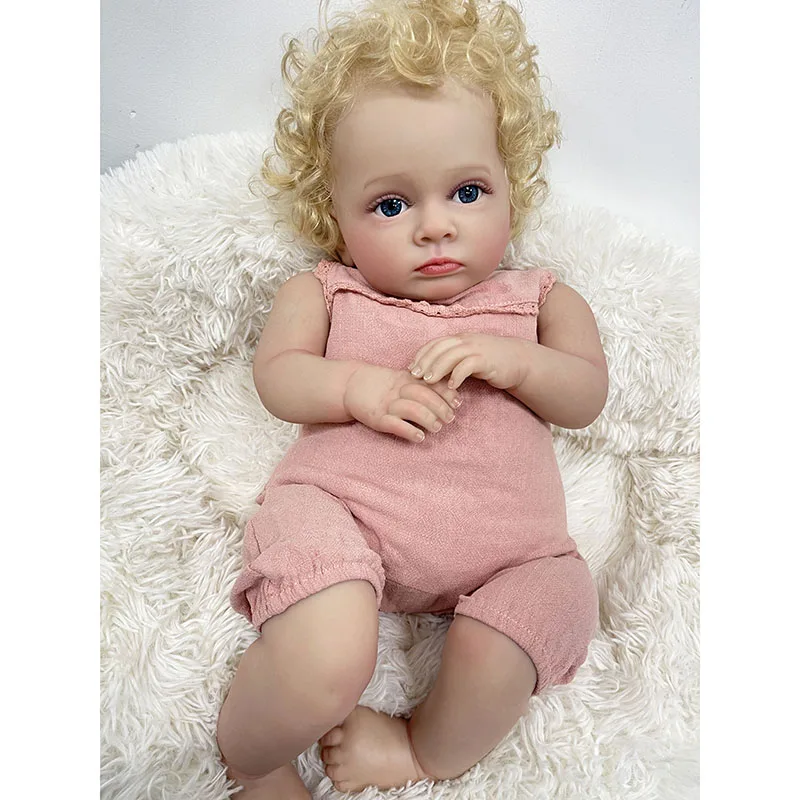 55CM Reborn Toddler Baby Doll  - огляд і ціна Baby Products For Curly Hair