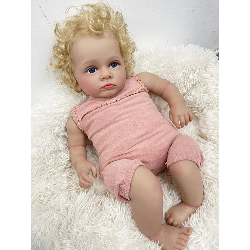 55CM Reborn Toddler Baby Doll  - огляд і ціна Baby Products For Curly Hair
