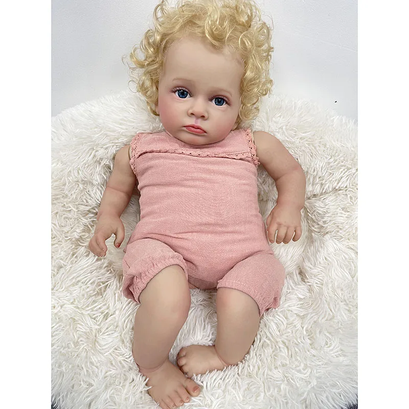 55CM Reborn Toddler Baby Doll  - огляд і ціна Baby Products For Curly Hair