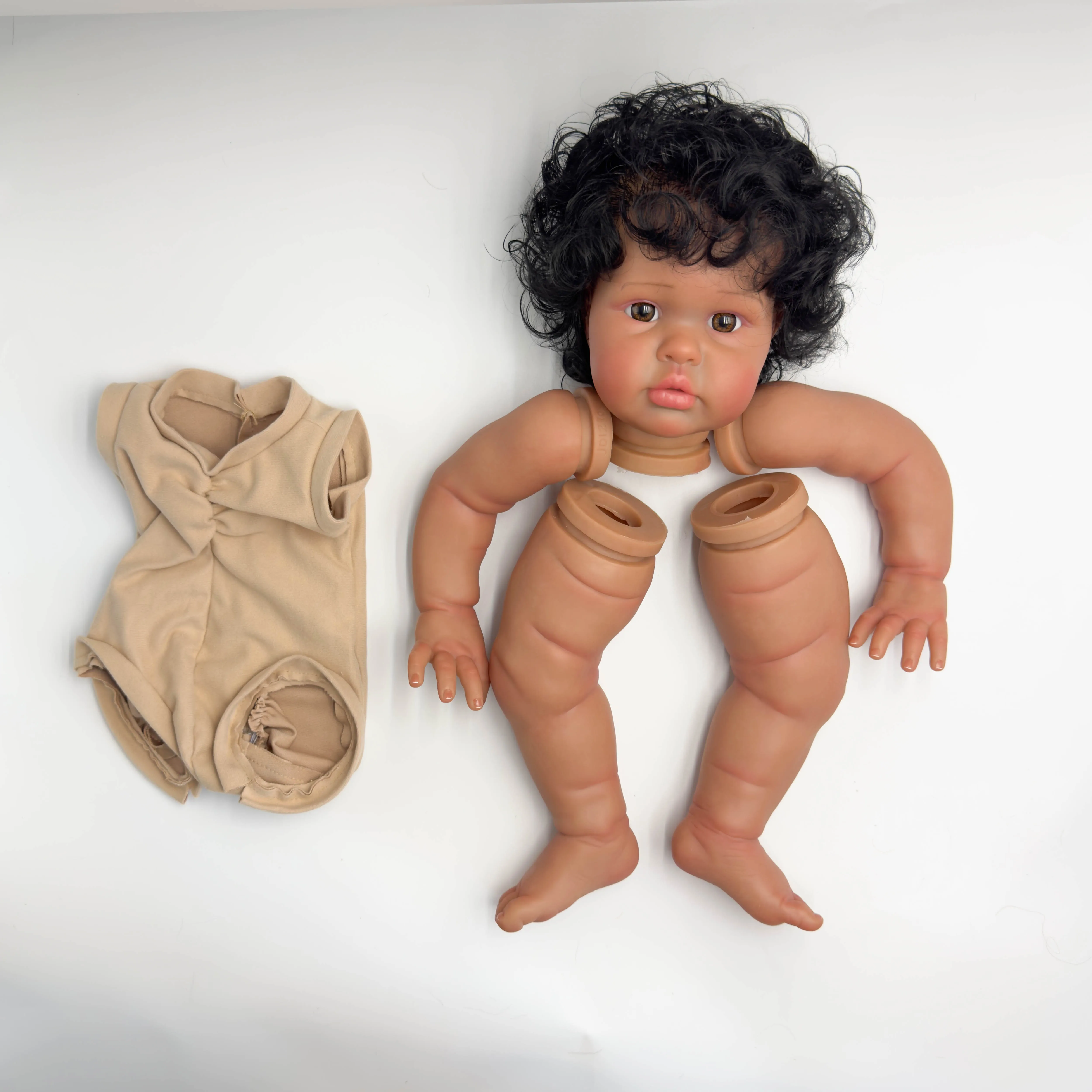 NPK 24'' Dark Skin Unfinished  - огляд і ціна Baby Products For Curly Hair