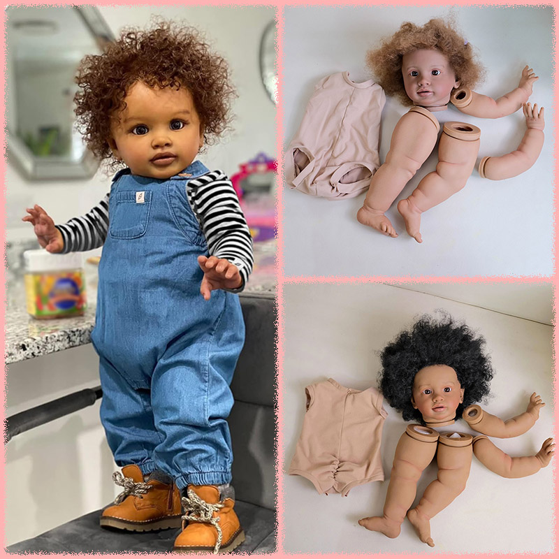 26inch Pippa Dark Skin Reborn  - огляд і ціна Baby Products For Curly Hair
