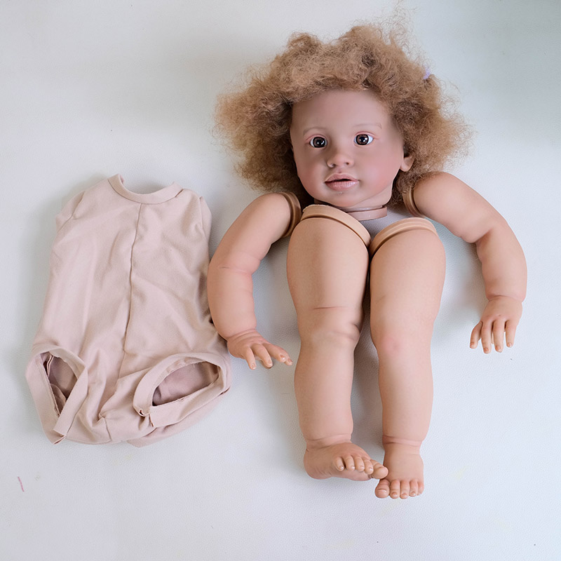 26inch Dark Skin Reborn Pippa  - огляд і ціна Baby Products For Curly Hair